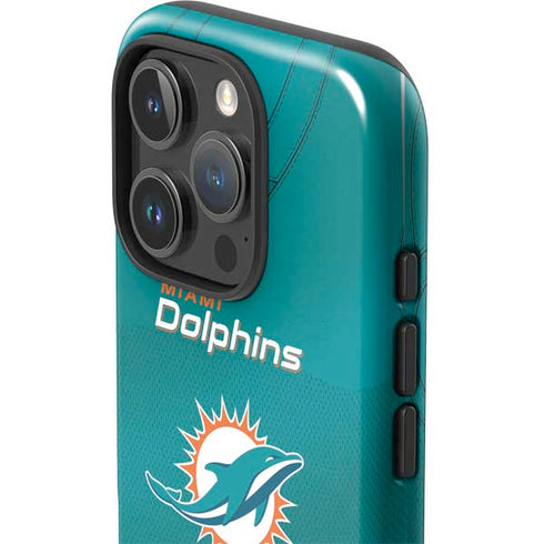 NFL Miami Dolphins Team Jersey iPhone 16 Pro Impact Case